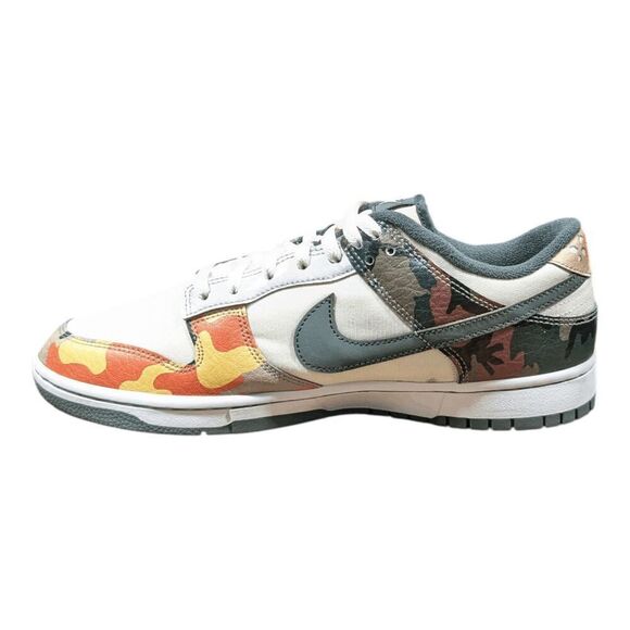 NIKE Dunk Low 'Sail Multi-Camo' Sneakers Size 11 - Picture 6 of 9